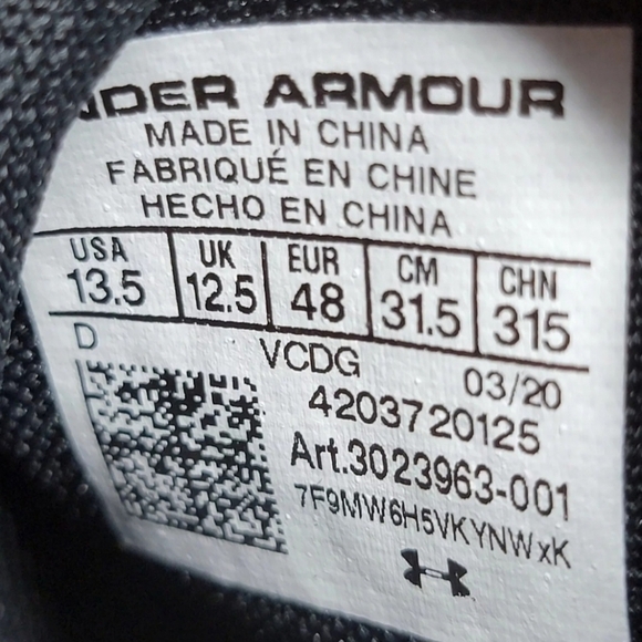 Under Armour Spotlight UA Football Cleats Black 3023963-001 Men\'s Size 13.5 New main image 9